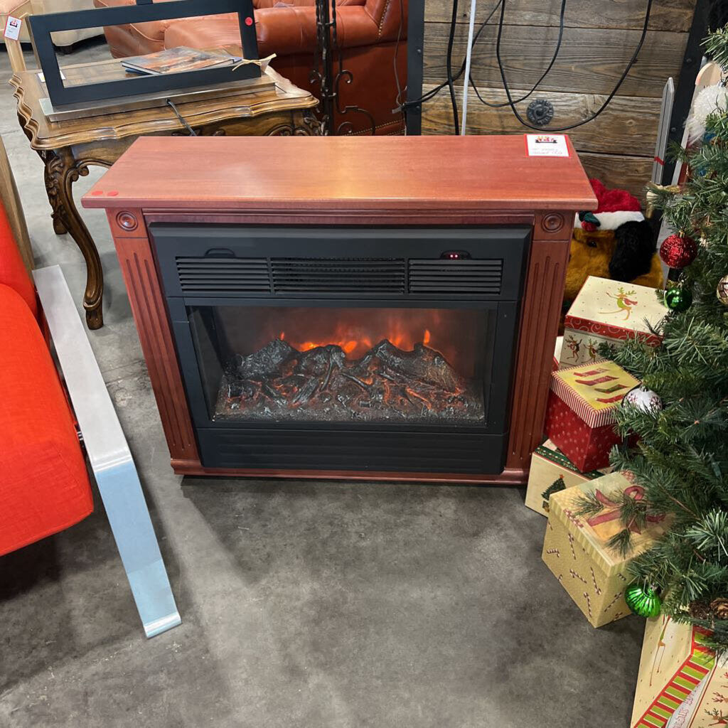 Amish Mantle w/ Pwr Fireplace