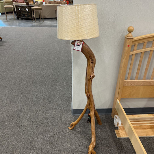 Local-made Log Floor Lamp