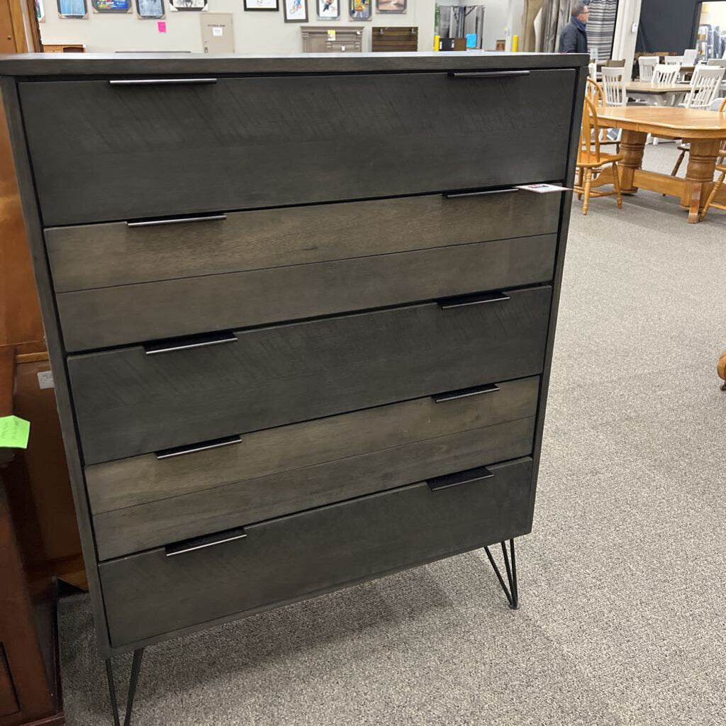 Rustic Gray 5Dwr Tallboy