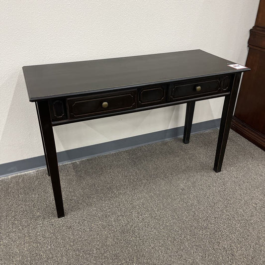 Black 2 Drawer Entry Table