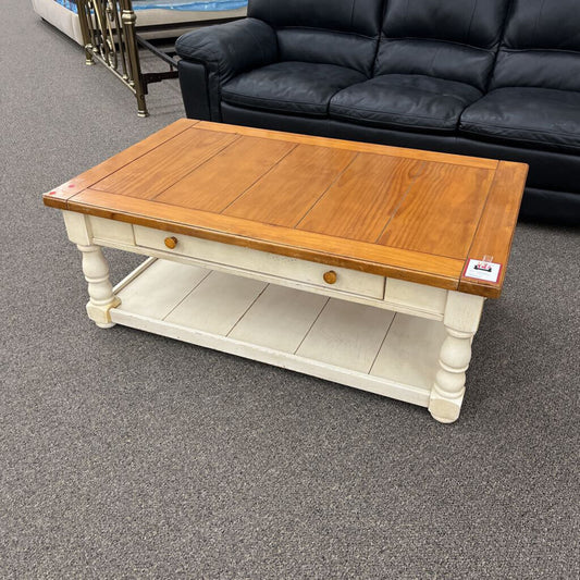 2-tone Farm Style Coffee Table