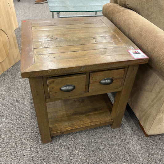 Rustic End Table