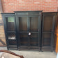 3pc. Black Curio/ Wall unit