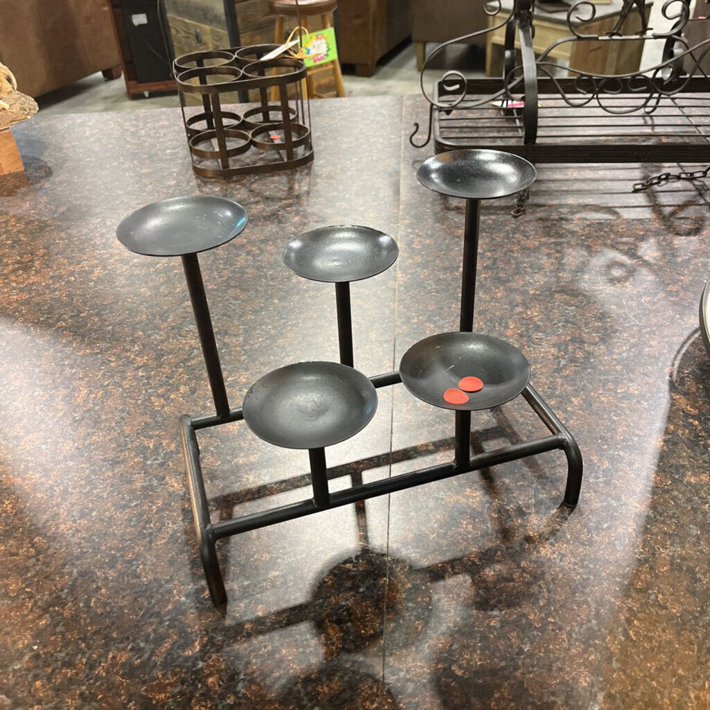 Black Candle Holder