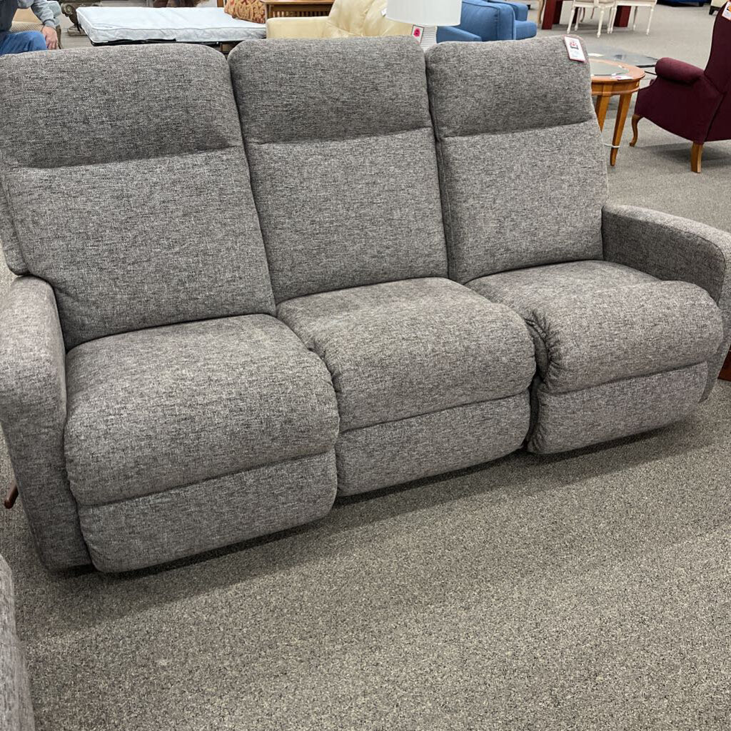 Gray Reclining Sofa