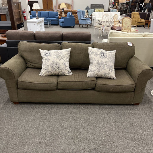 Olive Fabric Sleeper Sofa