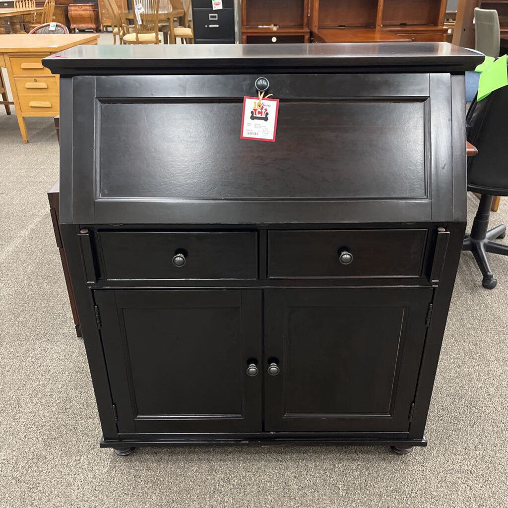 Black Secretary Desk