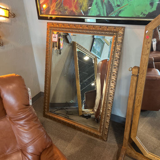 Antiqued Gold Frame Mirror 37x49