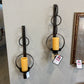 Contemporary Wall Candle Sconces Set