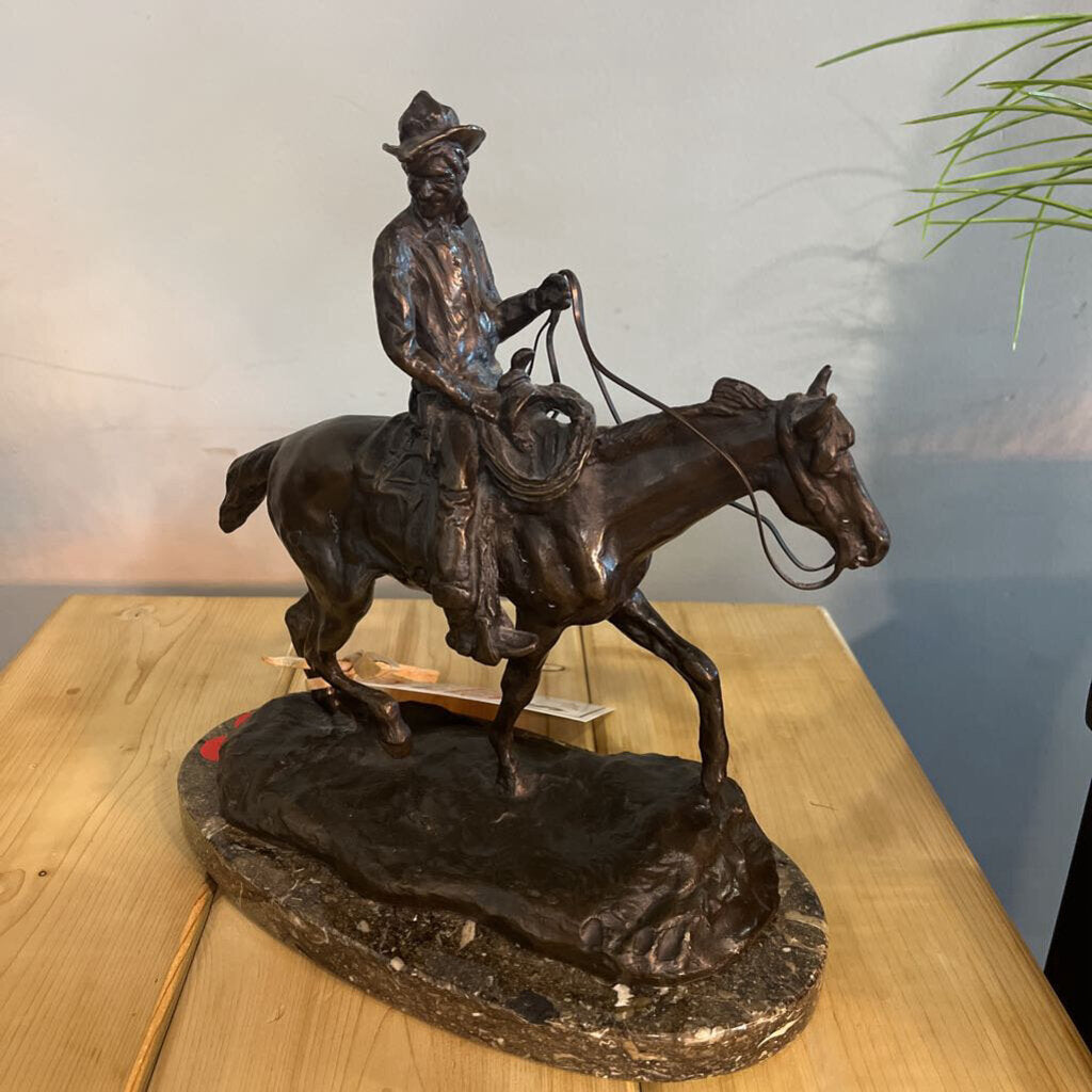 C.M.Russell "Will Rogers" Bronze