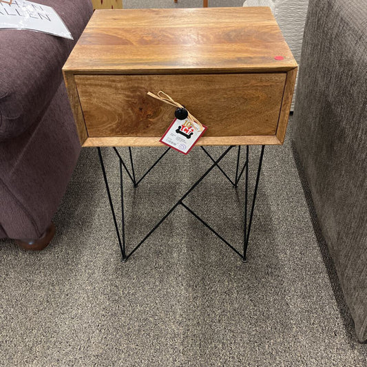 Mango Wood End Table