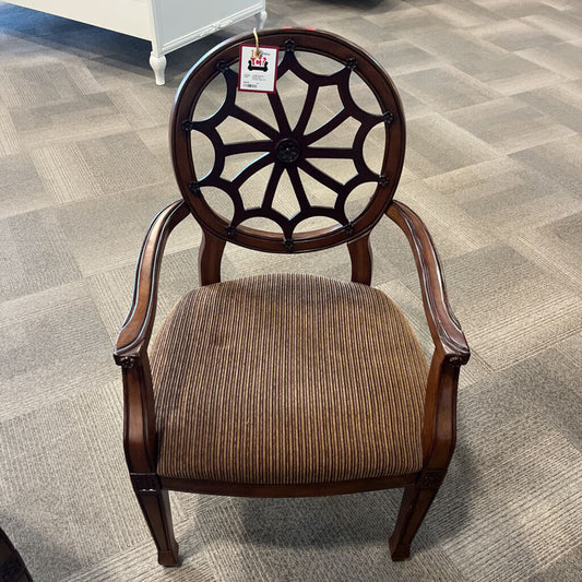 Wood Arm Accent Chair