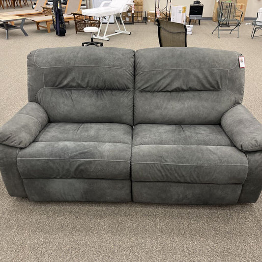 Gray Fabric Rec. Sofa