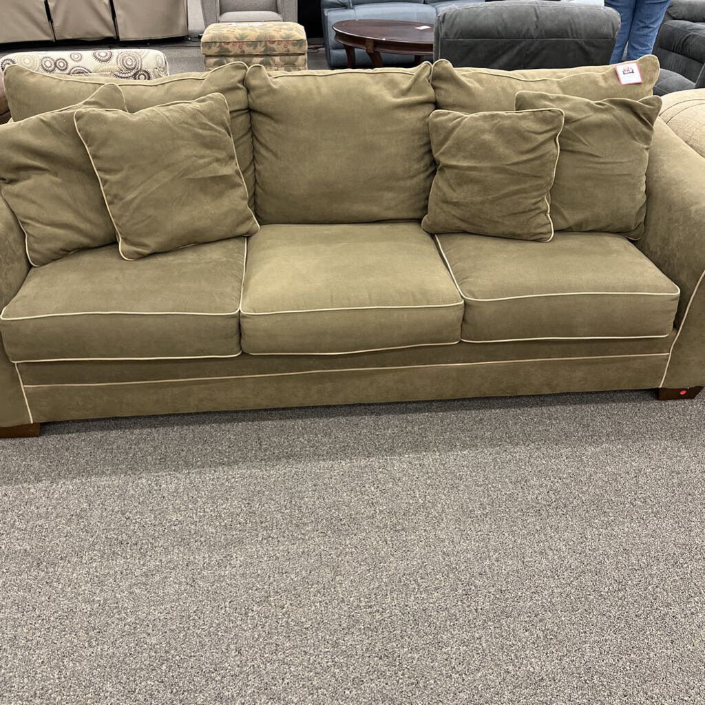 Olive Fabric Sofa