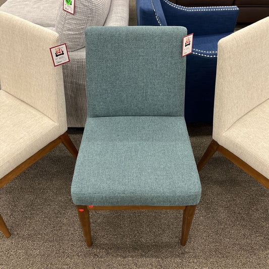 Teal Armless Accent Chair