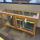 Low Oak Display Case