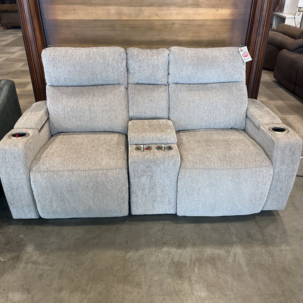 Gray Fabric 3pc. Pwh Loveseat