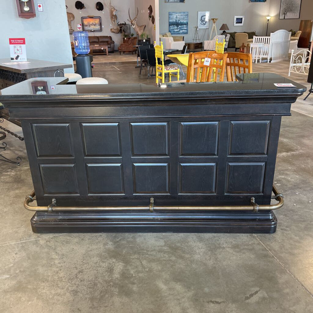 WoodnLuxury Granite-top Bar