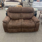 Brown Uph. Loveseat