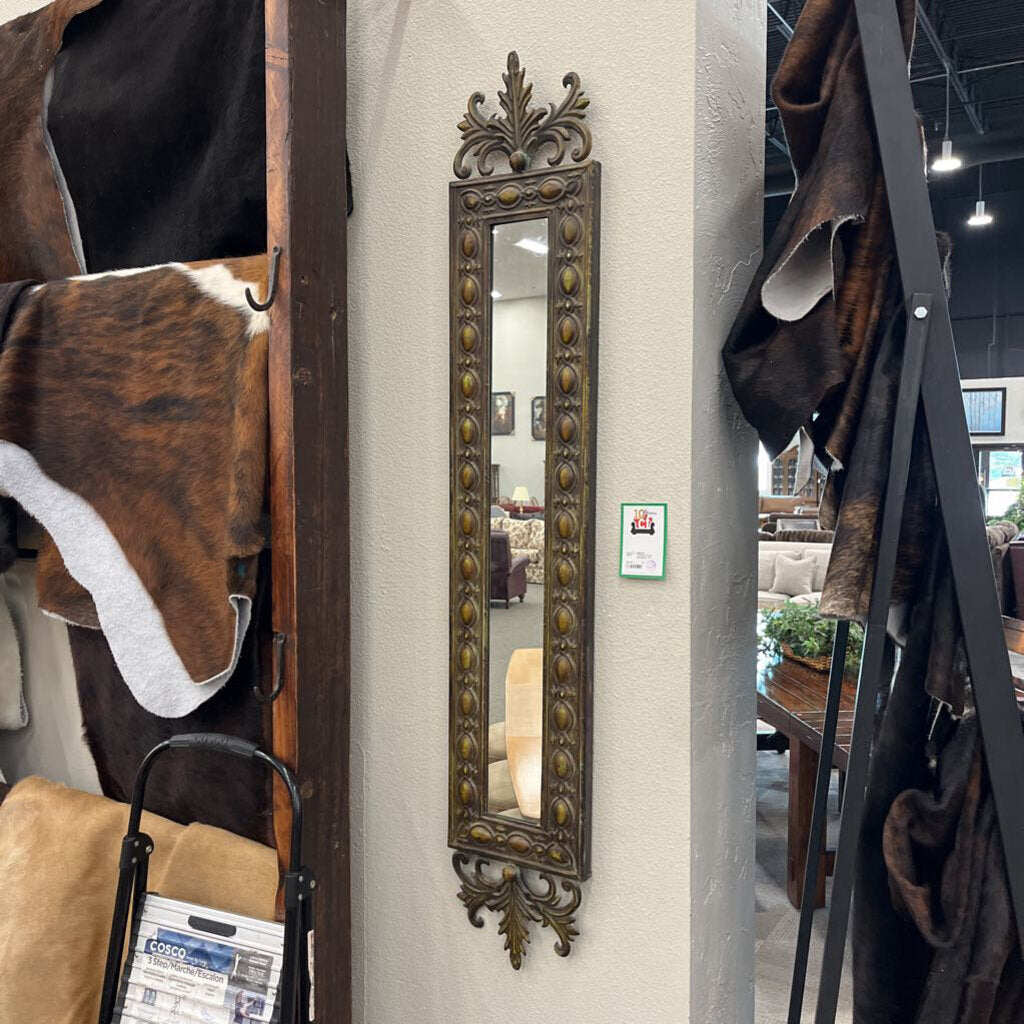 Tall Metal Frame Wall Mirror