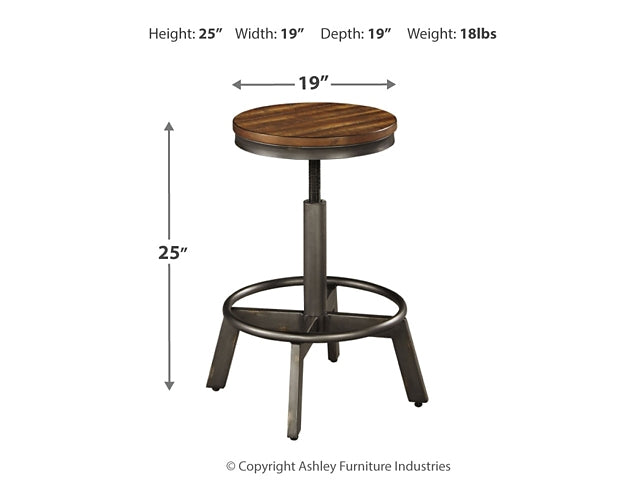 Torjin Swivel Stool (2/CN)