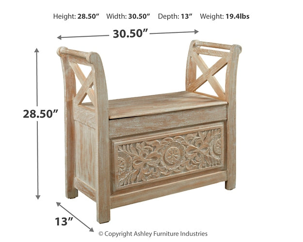 Fossil Ridge Accent Bench