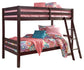 Halanton Twin/Twin Bunk Bed w/Ladder