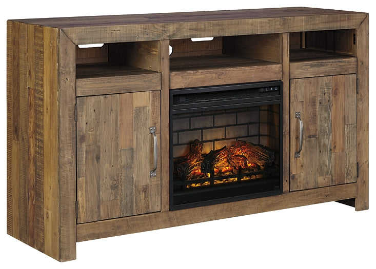 Sommerford 62" TV Stand with Electric Fireplace