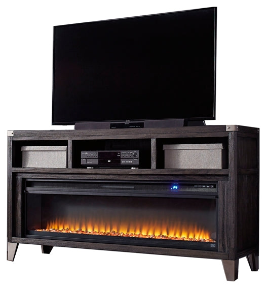 Todoe 65" TV Stand with Electric Fireplace