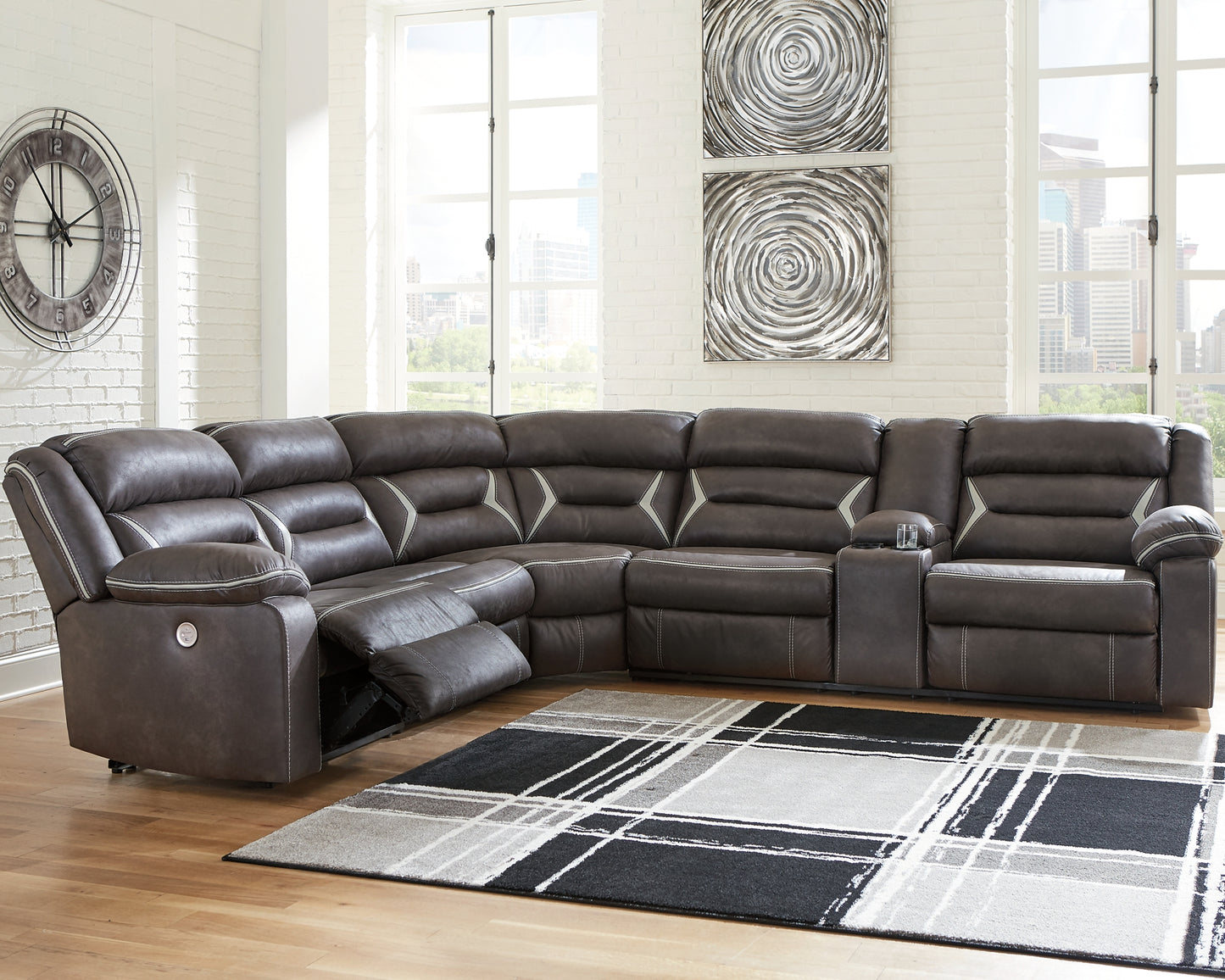 Kincord 4-Piece Power Reclining Sectional