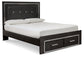 Kaydell Queen Panel Bed with Storage with Dresser