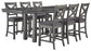 Myshanna Counter Height Dining Table and 6 Barstools