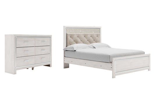 Altyra Queen Panel Bed with Dresser