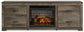 Trinell 72" TV Stand with Electric Fireplace