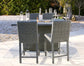 Palazzo Outdoor Bar Table and 4 Barstools