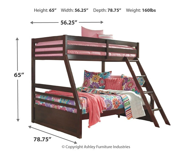 Halanton Twin over Full Bunk Bed