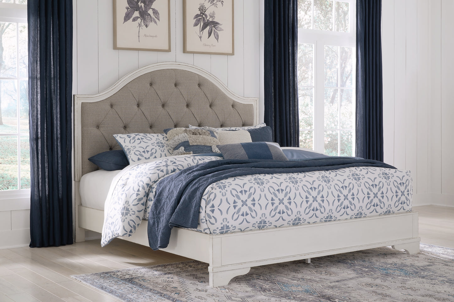 Brollyn  Upholstered Panel Bed