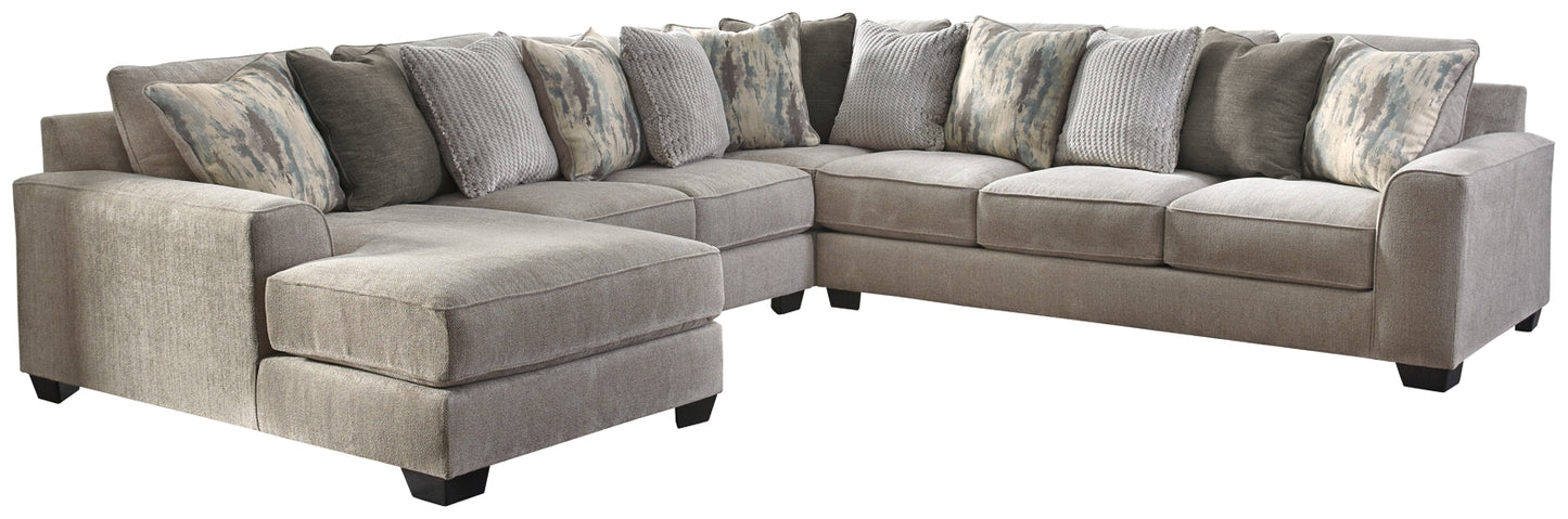 Ardsley 4-Piece Sectional with Ottoman