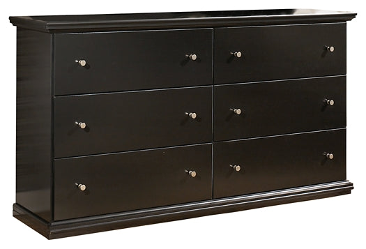 Maribel Full Panel Bed with Dresser