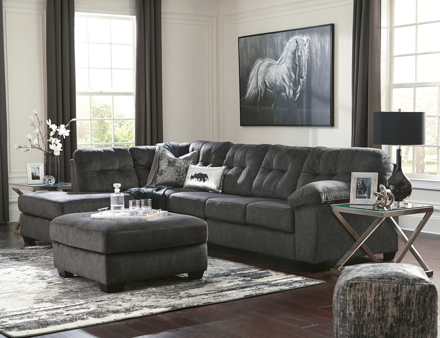 Accrington 2-Piece Sectional with Ottoman