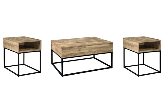 Gerdanet Coffee Table with 2 End Tables