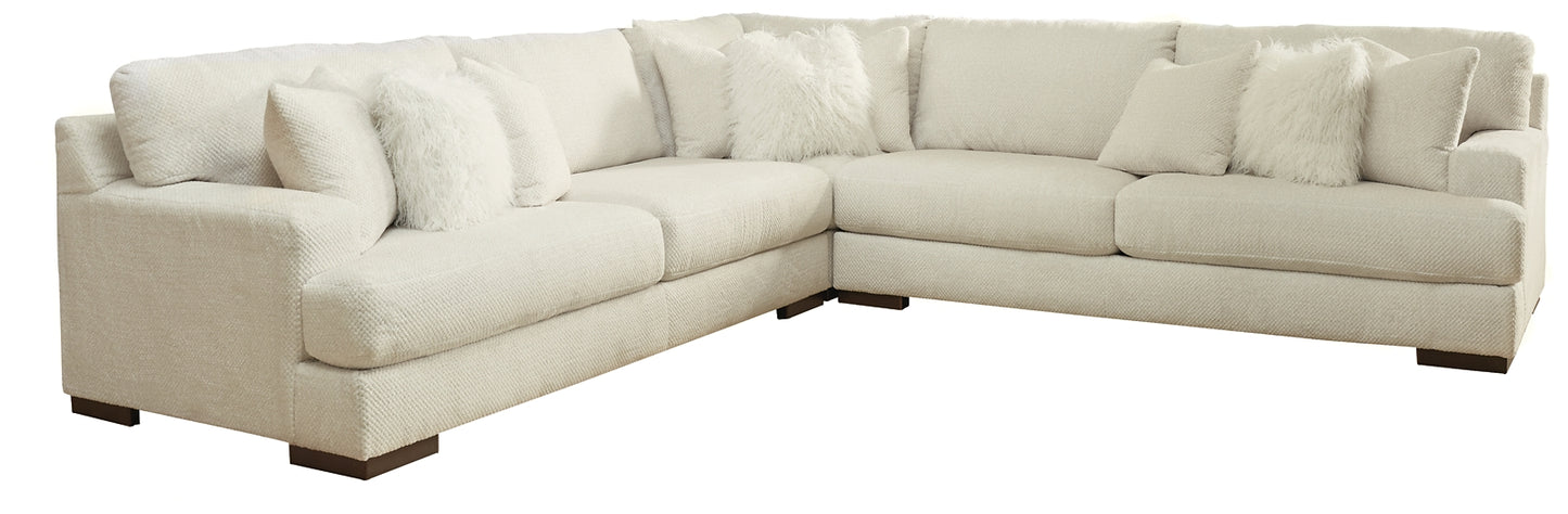 Zada 3-Piece Sectional with Ottoman