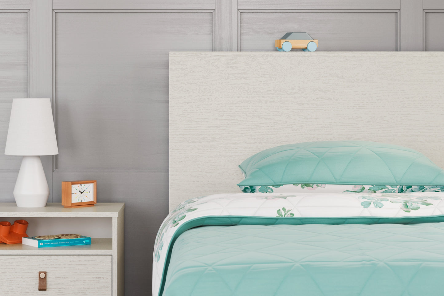 Aprilyn Twin Bookcase Headboard with Dresser