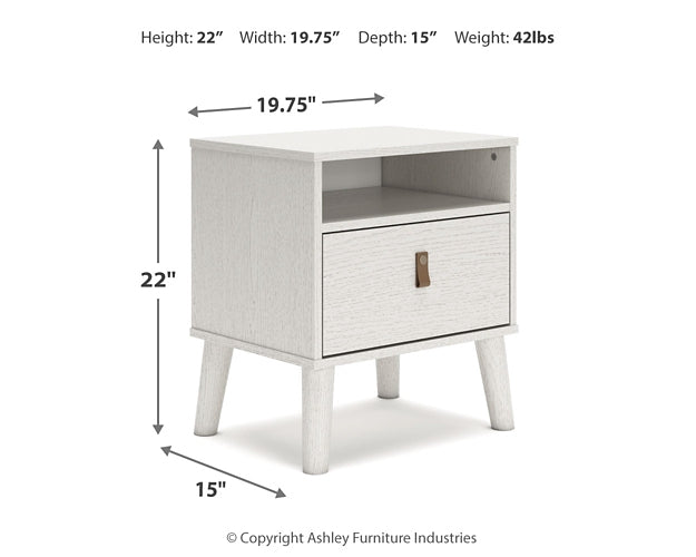 Aprilyn Twin Panel Bed with Dresser, Chest and Nightstand