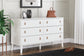 Aprilyn Twin Bookcase Bed with Dresser, Chest and 2 Nightstands