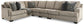 Bovarian 4-Piece Sectional with Ottoman