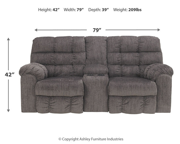 Acieona Sofa, Loveseat and Recliner