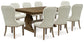 Sturlayne Dining Table and 8 Chairs with Storage