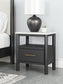 Cadmori Full Upholstered Panel Bed with 2 Nightstands