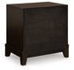 Neymorton King Upholstered Panel Bed with 2 Nightstands